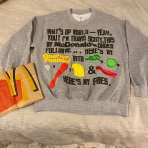 Travis Scott x McDonalds sweatshirt